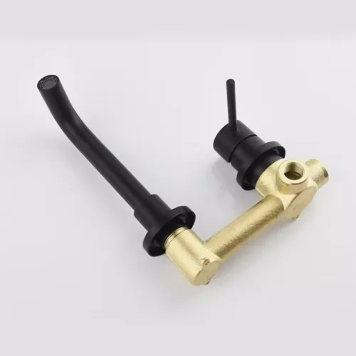 Смеситель для раковины скрытого монтажа ACWEN 6605B черный, Выбрать цвет: Черный, изображение 17