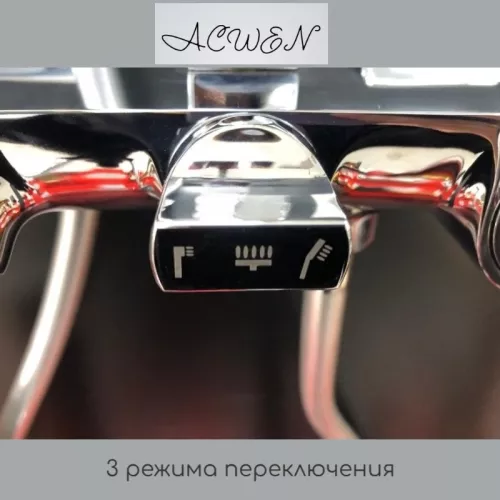 Душевая стойка ACWEN  1901A с изливом, хром, Выбрать цвет: глянцевый хром, изображение 3