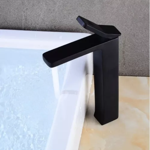 Смеситель для накладной раковины ACWEN 2201В черный матовый, изображение 2