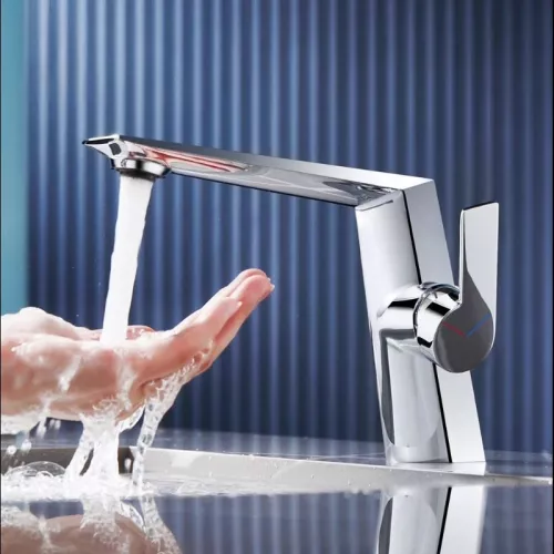 Смеситель для раковины ACWEN BN61A хром, Выбрать цвет: Хром, изображение 2