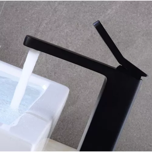 Смеситель для накладной раковины ACWEN 2201В черный матовый, изображение 3