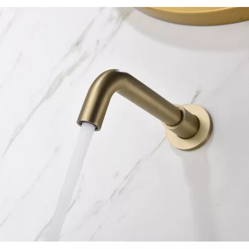 Смеситель для раковины скрытого монтажа ACWEN 6605C матовое золото, Выбрать цвет: Золото, изображение 16