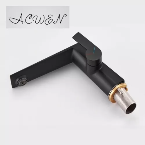 Смеситель для раковины ACWEN BN61B черный матовый, Выбрать цвет: Черный матовый, изображение 5
