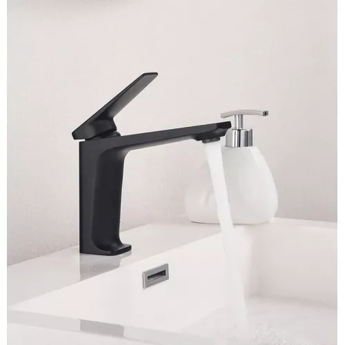 Смеситель для раковины ACWEN 81131B черный матовый, изображение 3