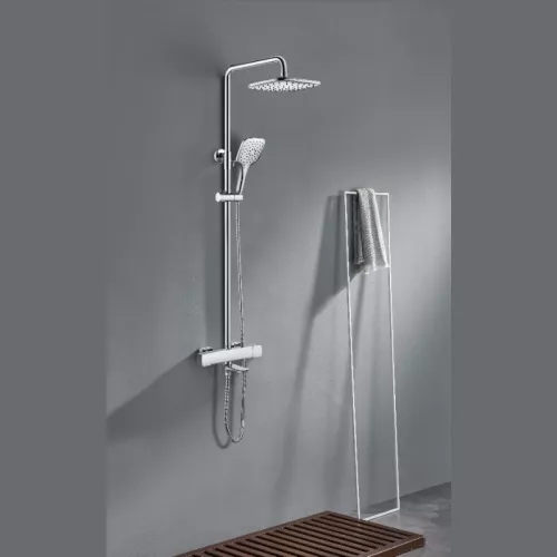 Душевая стойка с термостатом ACWEN PE-66100CP (хром), изображение 5