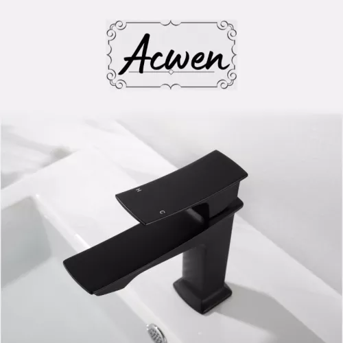 Смеситель для раковины ACWEN PE-11100MB черный матовый, Выбрать цвет:  черный матовый, изображение 4