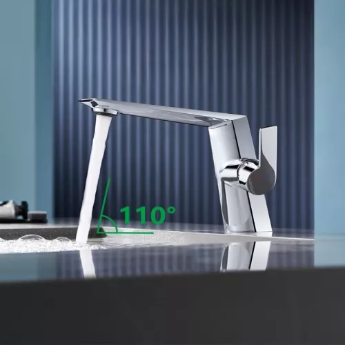 Смеситель для раковины ACWEN BN61A хром, Выбрать цвет: Хром, изображение 3