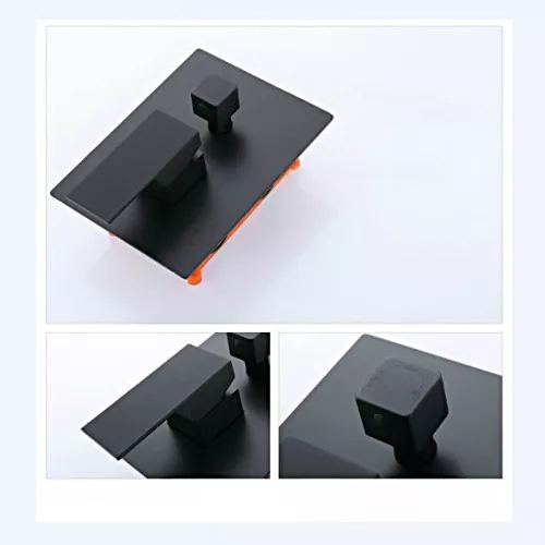 Душевая система ACWEN 6602B скрытого монтажа, Выбрать цвет: Чёрный, изображение 10