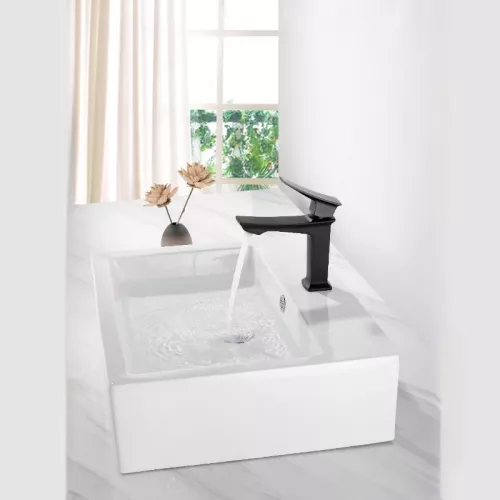 Смеситель для раковины ACWEN PE-11100MB черный матовый, Выбрать цвет:  черный матовый, изображение 7