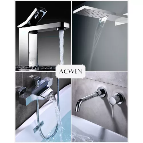 Душевая система ACWEN 2210А  встраиваемая , хром, Выбрать цвет: Хром, изображение 12