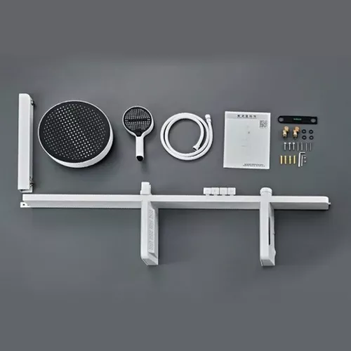 Душевая стойка ACWEN BN 28E белый, Выбрать цвет: Белый, изображение 14