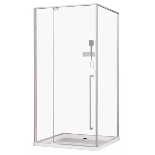 Ограждение душевое ESBANO ESA-108/119/128PS-C хром, Цвет профиля: Хром, Выбрать размер: 100х80