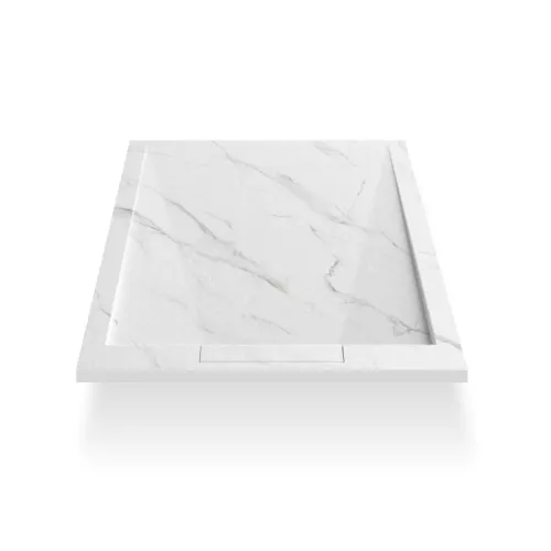 Поддон из искусственного камня ESBANO ESP-LM128CB  120х80, Выбрать цвет: мрамор белый