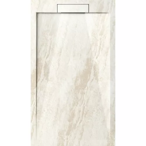 Поддон из искусственного камня ESBANO ESP-LM128DR  120х80, Выбрать цвет: мрамор бежевый, изображение 2