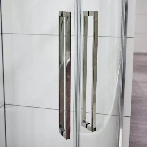 Душевой уголок RGW SV-53 прозрачное/хром, Цвет стекла: прозрачное, Цвет профиля: Хром, Выбрать размер: 1000x1000, изображение 2