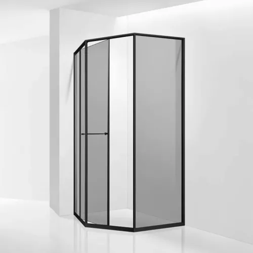 Душевой уголок RGW SV-82B "L/R" тонированное/черный, Цвет стекла: тонированное, Цвет профиля: Черный, Выбрать размер: 800x1200, Ориентация: левый сдвиг, изображение 2