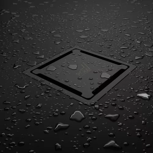 Душевой трап RGW SDR-13B черный, Выбрать размер: 110x110