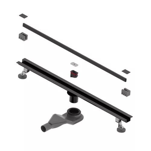 Душевой трап RGW SDR-50B черный, Выбрать цвет: Черный, Выбрать размер: 60, изображение 4