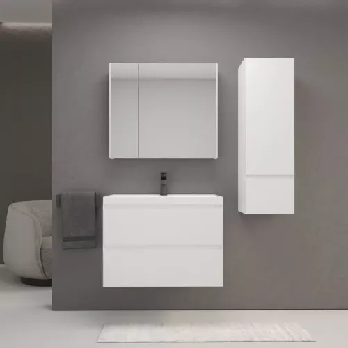 Пенал подвесной "Манхэттен" 36, ЭМАЛЬ 1 ящик PLUS белый матовый, Выбрать цвет: Белый, изображение 4