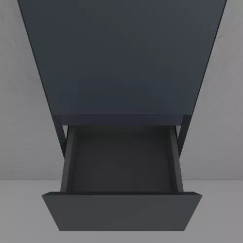 Пенал подвесной "Манхэттен" 36, ЭМАЛЬ 1 ящик PLUS графит, Выбрать цвет: Графит, изображение 3