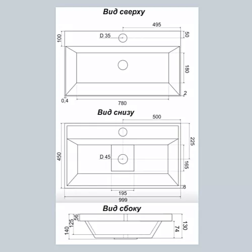 Тумба подвесная ACWEN МОДЕРН 100 черный матовый, с раковиной Слим 100, Выбрать цвет: Чёрный, Выбрать размер: 100, изображение 10