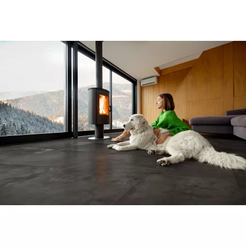 Плитка грес глаз. Vibe_GT Черный 60*60/60*120, Выбрать цвет: Черный, Выбрать размер: 60х120, изображение 9