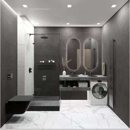 Плитка грес глаз. Stardust_GT Светло-серый  60*60/60*120 карвинг, Выбрать цвет: Светло-серый, Выбрать размер: 60х120, изображение 17