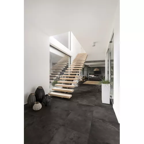 Плитка грес глаз. Vibe_GT Черный 60*60/60*120, Выбрать цвет: Черный, Выбрать размер: 60х120, изображение 10