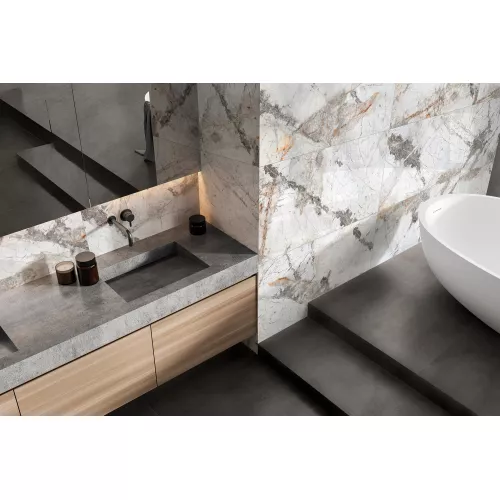 Плитка грес глаз. Stardust_GT Серый 60*60/60*120 карвинг, Выбрать цвет: Серый, Выбрать размер: 60х120, изображение 25