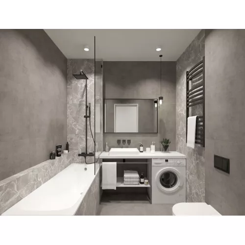 Плитка грес глаз. Stardust_GT Светло-серый  60*60/60*120 карвинг, Выбрать цвет: Светло-серый, Выбрать размер: 60х120, изображение 18