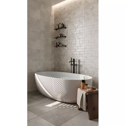 Настенная плита Quarto_GT Серый 30x60 _декор, Выбрать цвет: Серый декор, изображение 9