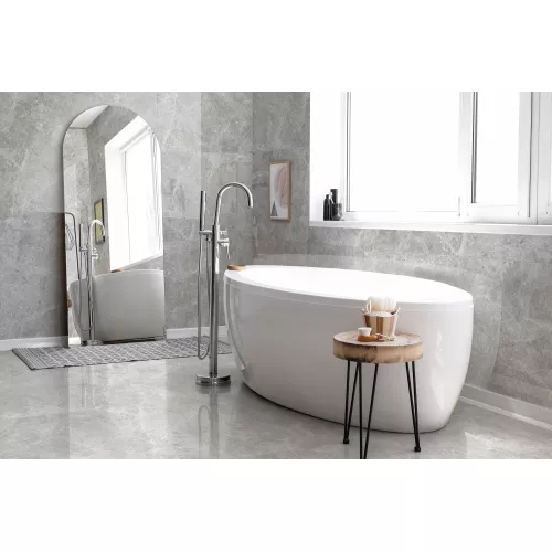 Керамогранит Korinthos_GT Серый  60x60/60х120 полир., Выбрать цвет: Серый, Выбрать размер: 60*120, изображение 7