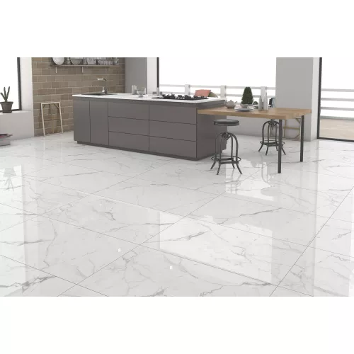 Керамогранит Elegant Statuario_GT Белый  60x60/60х120 полир., Выбрать размер: 60*60, изображение 13