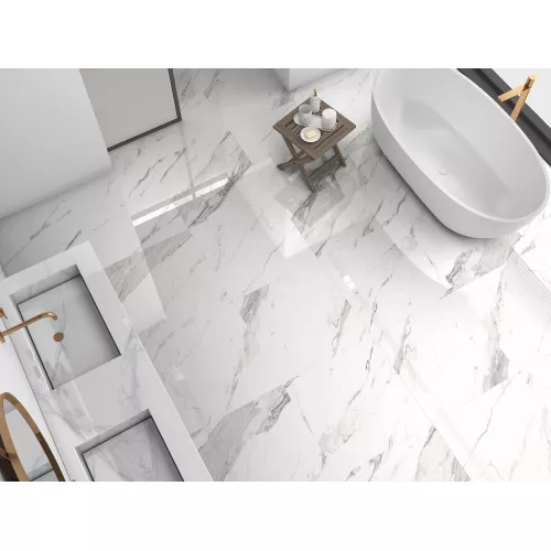 Керамогранит Verona_GT Белый  60х60/60x120 полир. Slim, Выбрать размер: 60*120, изображение 8