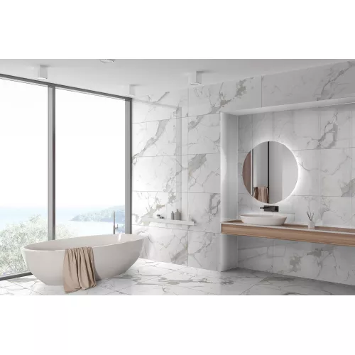 Керамогранит Calacatta Imperial_GT Белый 60х60/60x120 полир., Выбрать размер: 60*120, изображение 10