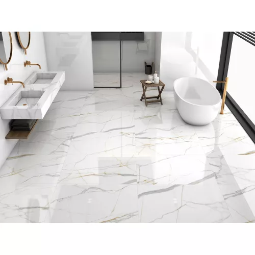 Керамогранит Montecatini_GT Белый  60х60/60x120 полир. Slim, Выбрать размер: 60*120, изображение 7