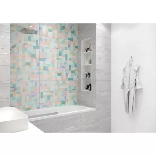 Плитка облицовочная  Detroit GT Белый 75*25 