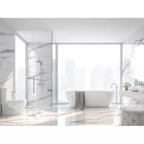 Керамогранит Angel Statuario_GT Белый 60x120 полир, изображение 11