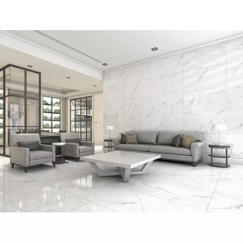 Керамогранит Elegant Statuario_GT Белый  60x60/60х120 полир., Выбрать размер: 60*60, изображение 14