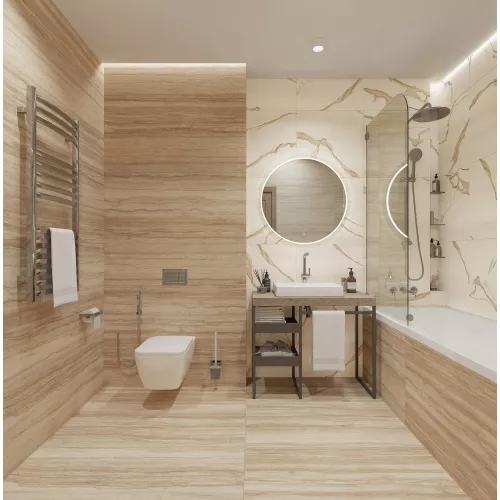 Плитка грес глаз. Majestic_GT Белый 60*60/60*120, Выбрать размер: 60*60, изображение 16