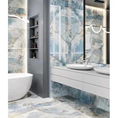 Керамогранит Favorito_GT Синий 60x120 полир., Выбрать цвет: Синий, Выбрать размер: 60х120, изображение 8