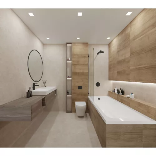 Керамогранит Nostrum_GT Светло-бежевый  30x60, Выбрать цвет: Светло-бежевый, изображение 12