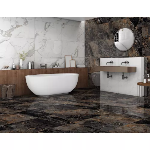 Керамогранит Calacatta Imperial_GT Белый 60х60/60x120 полир., Выбрать размер: 60*120, изображение 17