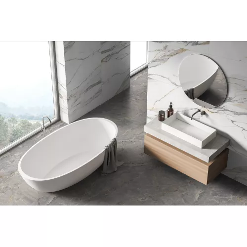 Керамогранит Statuario Elite_GT Белый  60x120 граниль, изображение 8