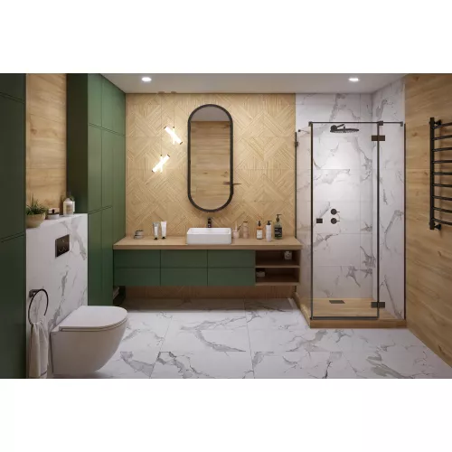 Керамогранит Calacatta Imperial_GT Белый 60х60/60x120 полир., Выбрать размер: 60*120, изображение 15