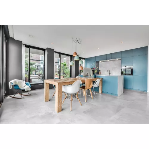 Плитка грес глаз. Vibe_GT Светло-серый  60*60/60*120, Выбрать цвет: Светло-серый, Выбрать размер: 60х120, изображение 8