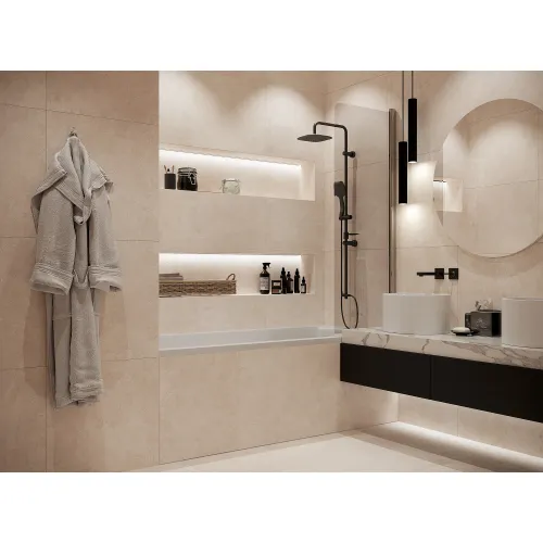 Плитка грес глаз. Onda_GT Бежевый  60*60/60*120 карвинг, Выбрать цвет: Бежевый, Выбрать размер: 60х60, изображение 12