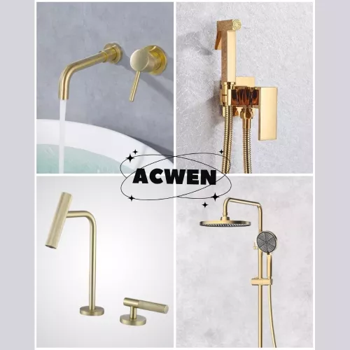 Душ гигиенический  ACWEN 82216G золото, Выбрать цвет: Золото, изображение 17