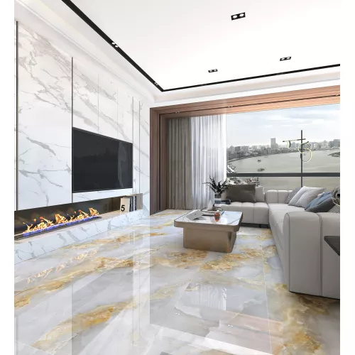 Керамогранит Cometa_GT Голубой 60x120, изображение 7