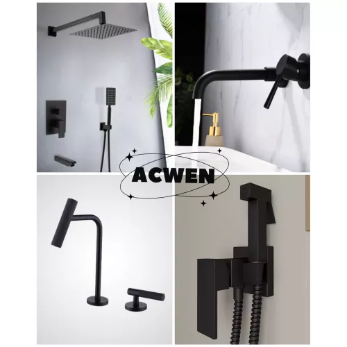 Душ гигиенический ACWEN 82216B черный матовый, Выбрать цвет:  черный матовый, изображение 11